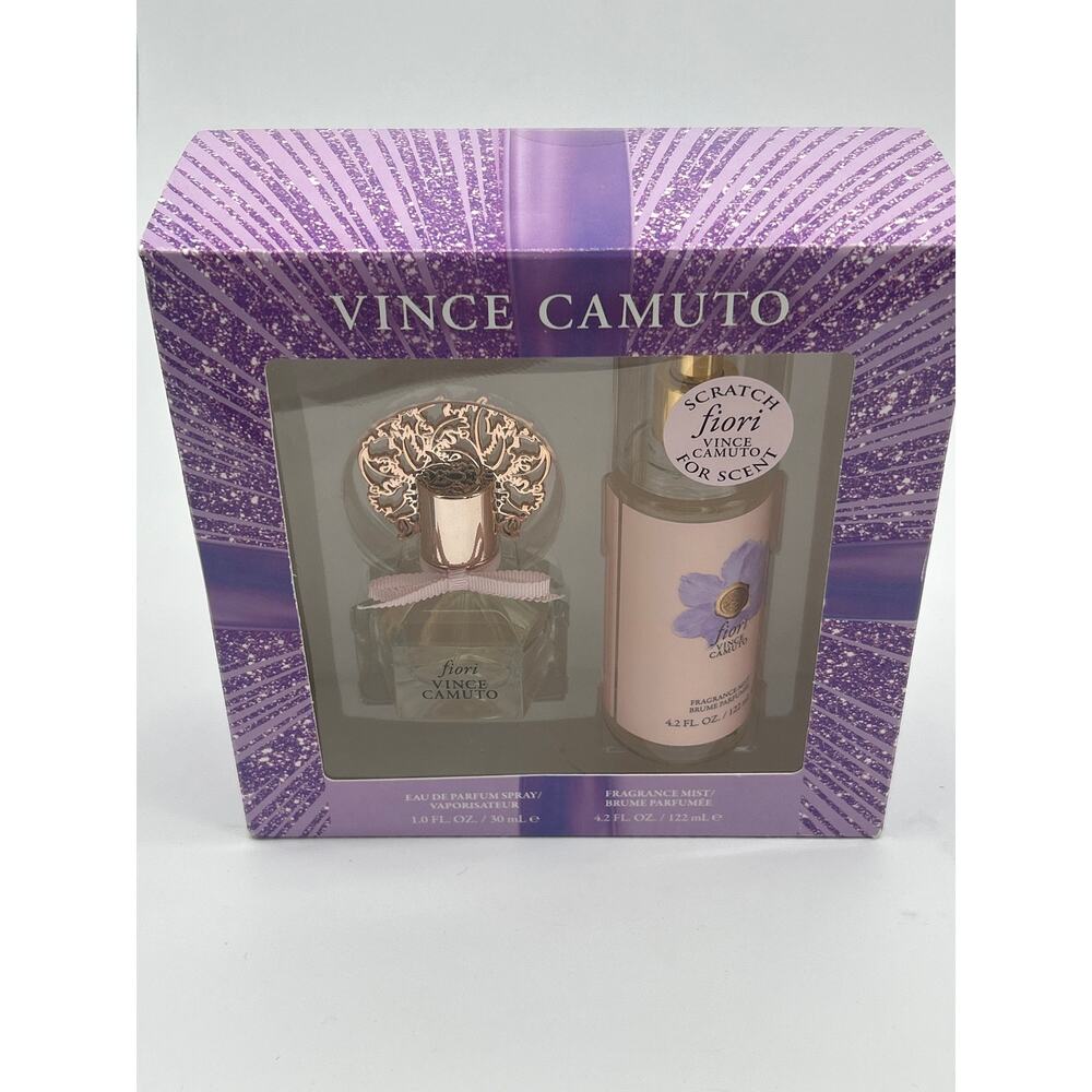 Vince Camuto Fiori Perfume Gift Set EDP Spray 1 oz + Fragrance Mist 4.2 oz New